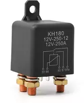 Automobilio Relė 12v 250a, 5 kontaktų, didelės apkrovos