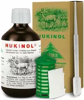 Grandininis pjūklas Kieferle atbaidymo priemonė šernams, stirnoms, elniams, skystis nuo šernų, elnių, stirnų, danielių Hukinol