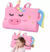 Pagalvė vienaragis Rožinė Schlummerkids originali vaikams 45x27 cm