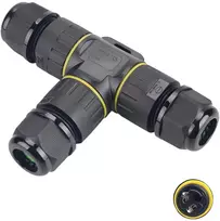Klj vandeniui atspari kabelio jungtis, ip68 gnybtai, 2 kontaktų m20 kištukas, skersmuo 5–12 mm, vandeniui atspari kabelio jungtis, 1 vnt.