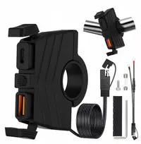 Choppers Kopier motociklinis usb qc3.0 lizdas + usb-c pd motociklui greitas įkroviklis