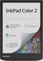 Pocketbook elektroninė knyga 'inkpad Color 2' (vokiška versija) 32Gb atminties, 19.8 cm (7.8 colių) E-ink Kaleido ekranas, Ipx8 - Moon Sidabrinis