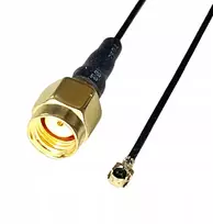 Mhf4 kištukinis jungiklis Sma-rp 0.81mm 10cm