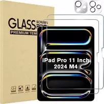 2 vnt. ekrano apsaugos Ipad Pro 11" (m4) 2024, su kameros apsauga