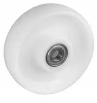 Poliamido ratas 175mm su guoliu 6204, apkrova 350kg, ašis 20mm