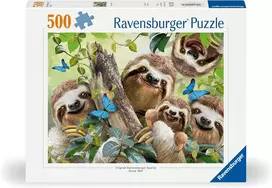Ravensburger "sloth Selfie" 500 detalių dėlionė suaugusiems ir vaikams