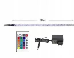 Led apšvietimas spintai komodai 135cm rgb