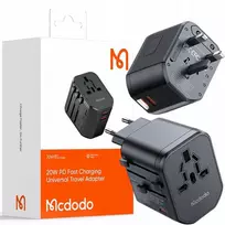 Mcdodo greitas įkroviklis adapteris pereinamasis kištukas angliškas usa uk eu us