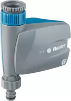Hunter baterijomis valdomas Bluetooth laikmatis su programėlės valdymu, pilkas/mėlynas