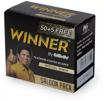 Gillette Winner Platinum skustuvo peiliukai, 55 vnt.