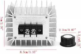 Dollatek Ac 220v 5000w didelio našumo reguliatorius Scr variklio elektroninis įtampos reguliatorius