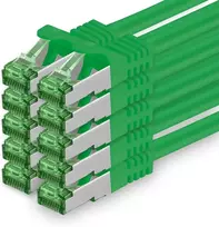 Cat7 Ethernet tinklo kabelis 10Gb/s, S-ftp Pimf, žalias