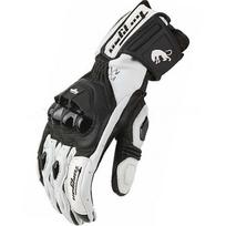 Furygan AFS18 Motorcycle Riding Gloves Full-Finger Leather Protective Gear Men Adult Touring Off-Road Large white