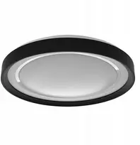 Pakabinamas šviestuvas Ledvance Smart+ apvalus lubų šviestuvas 48cm 30w 2700k-6500k Wifi juodas reguliuojamas