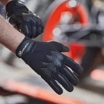 Gebol Master Allround darbo pirštinės su paminkštinimu, kvėpuojančios, aukščiausios kokybės sintetinė oda, montavimo pirštinės su velcro užsegimu, vyrams, dydis Xxl (dydis 11/uk 10.5), juodos, 1 pora