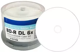 Lite-On Blu-ray Bd-r Dl Ritek 50gb printable 10 vnt. Pro-series