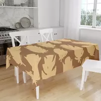 Le Jardin du Lin virtuvinis dekoratyvinis staltiesė rudos spalvos 140 x 160 cm - sukurta ir pagaminta Turkijoje