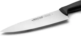 Arcos Series Menorca - šefo peilis - nitrum nerūdijančio plieno ašmenys 200 mm (7.87 colio) - polipropileno rankena, juoda spalva