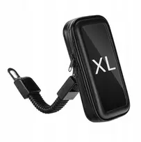 Vandeniui atsparus telefono laikiklis, matmenys 16,5x8,8 cm, motoroleris, motociklas