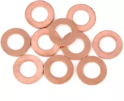 X autohaux varinė plokščia poveržlė sandarinimo žiedas automobiliui 12 x 22 x 1,5 mm, 10 vnt.