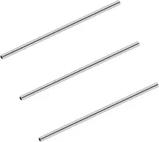 Ventiliatorius 304 nerūdijančio plieno vamzdžiai 8mm išorinis skersmuo x 1mm sienelės storis 250mm ilgio besiūliai nerūdijančio plieno pramoniniai tiesūs apvalūs vamzdžiai (3 vnt. pakuotė)