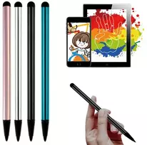 Eorpavu Stylus rašikliai, dvigubo galo talpinis rašiklis, stylus jutiklinio ekrano atsparumo rašiklis, guminės galvutės jutiklinis rašiklis, suderinamas su kompiuteriais, mobiliaisiais telefonais ir planšetiniais kompiuteriais (4 vnt.)