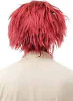 Wig Me Up - 91081-za103-za13-za13a perukas vyrams ir moterims, karnavalinis, tvirtas, laukinis trumpas depp, viduramžių hipsteris, raudonos ir juodos spalvų mišinys