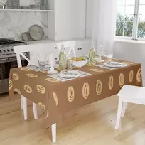 Bonamaison virtuvės dekoratyvinė staltiesė rudos spalvos tonai 140 x 160 cm - sukurta ir pagaminta Turkijoje