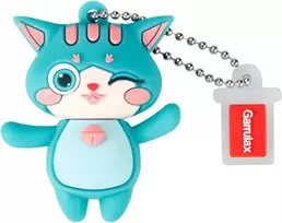 Garrulax Usb atmintinės, 16Gb vandeniui atspari silikoninė Usb 2.0 didelės spartos Usb atmintinė, rašiklio formos atmintinė, duomenų atmintinė, U diskas (žalias Cat)