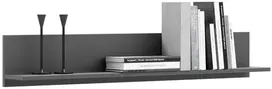 Kobi lentyna shelf pilka 100 cm sieninė pakabinama knygoms į svetainę