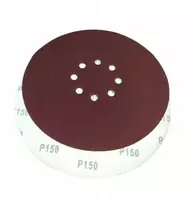 Šlifavimo popierius diskai su velcro 225 mm Gr 150 100 vnt. skylės su skylėmis Pex