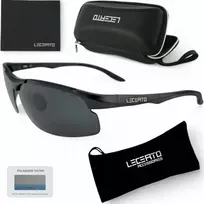 Lecerto aliumininiai poliarizuoti akiniai nuo saulės uv400 premium