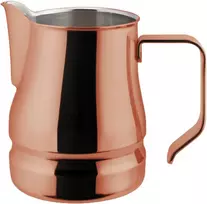 Ilsa Evolution 18/10 nerūdijančio plieno pieno ąsotis kapučino ir latte menui, vario spalvos, 6 puodeliai, talpa 50 cl