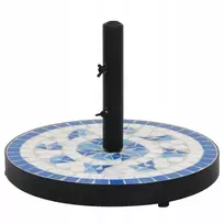 Stilingas ir funkcionalus skėčio pagrindas - 40x28 cm, mėlynai baltas