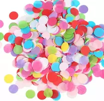 Joyola 150 g apvalus konfeti, 2,5 cm popierinis konfeti, įvairiaspalvis apvalus popierinis konfeti, spalvingas vestuvių gimtadienio konfeti, apvalus spalvingas karnavalo dekoravimui, vakarėlių vestuvių dekoravimas