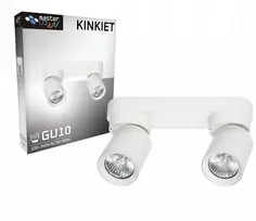 Masterled Baltas Led lubinis šviestuvas Gu10, judinamas, 2 lempos