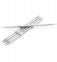 Kinzo Knitpro metaliniai kojinių mezgimo virbalai 20cm - 6,00mm