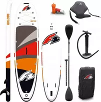 Pripučiama irklentė F2 Sector Combo 11'5" 350 Cm Raudona