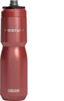 Camelbak Podium Steel Insulated dviračio gertuvė, nerūdijančio plieno, skirta dviračių sportui, fitnesui, sportui, telpa į daugumą dviračių laikiklių, 22oz, Sierra Raudona
