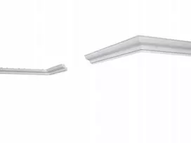 Dekoratyvinė lubų apdailos juosta E-4 balta Xps 4m / 2vnt.