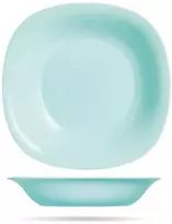 Luminarc Carine Turquoise gilūs kvadratiniai 21x21 cm lėkštė