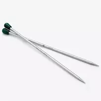 Knitpro Mindful tiesioginės metalinės virbalai 35 cm, 2.00 mm