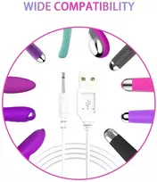 Bicmice Usb įkrovimo laidas 2.5mm Dc, 2 vnt.
