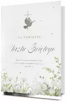 Atvirukas krikštynoms, krikšto atminimas, švelnus atvirukas krikštynoms Premium S 147