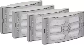 Kerbl 80894 3 pakopų pakaitinis filtras Cat Mate gertuvei, originalios pakaitinės 3 pakopų filtro kasetės, pilka, 4 vnt. (1 pakuotė)