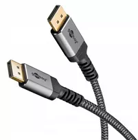 Displayport 1.4 8k kabelis Goobay Plus 1m Didelis pralaidumas be trukdžių