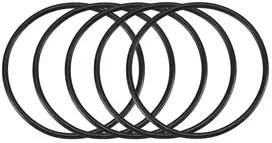 Sourcingmap® 25 vnt. juodos nitrilo gumos alyvos sandarinimo tarpinės o žiedai 55 x 2.5 x 50 mm