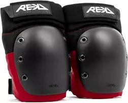 Rekd Ramp kelių apsaugos, skirtos riedlentei, unisex, suaugusiems, juodos/raudonos, M