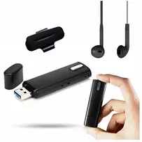 Ineotronic Mini šnipinėjimo skaitmeninis diktofonas 8gb pendrive paslėpta klausymosi įranga otg magnetas