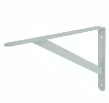 Baltas lentynos laikiklis 30 cm, konsolė, sieninės lentynos atrama, loft